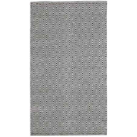 Safavieh 2 ft.6 in. x 4 ft. Montauk Hand Woven Accent Area Rug Ivory & Navy MTK515E-24